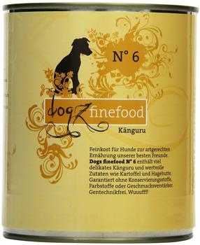 Dogz finefood No.6 K&auml;nguru 800g