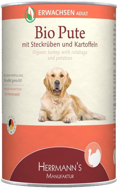 Herrmanns Bio Pute mit Steckrübe, Kartoffeln und Fenchel 6 x 400 g