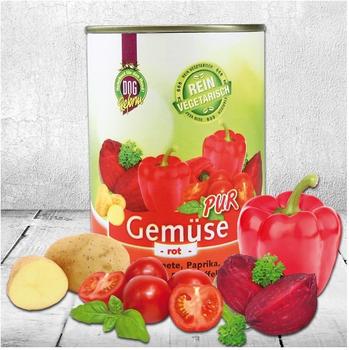 Schecker Dogreform Gemüse Pur, Rot 12X 410G (Hundefutter, Nassfutter, Dosenfutter)