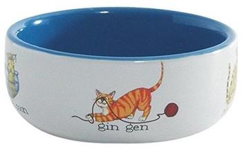 Beeztees 651092 Napf mit Katzenmotziv 325 ml 11.5 cm