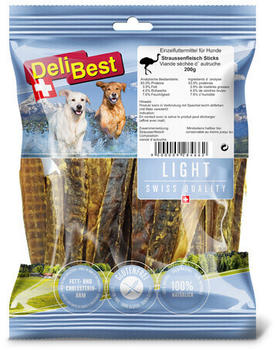 DeliBest Straußenfleisch Sticks Light 200g