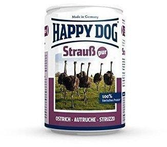 HAPPY DOG Strauß Pur 12 x 400 g