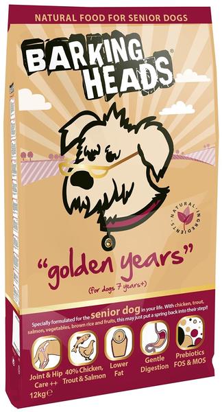 Barking heads GY12 Hundefutter Golden Years, 12 Kg