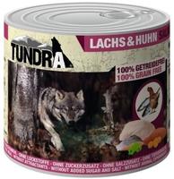 Tundra Nassfutter Hundefutter Lachs & Huhn - getreidefrei (6 x 800g)