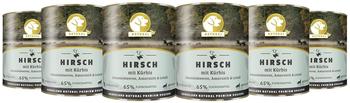 Natural x 800 g | Hirsch mit Kürbis, Johannisbeeren, Amaranth und Leinöl | Nassfutter | Hund