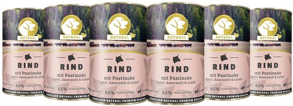 Natural Rind mit Pastinake, Apfel und Amaranth 6 x 400 g