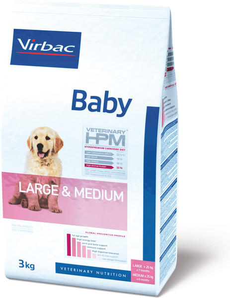 Virbac Veterinary HPM Baby dog Large & Medium 12kg
