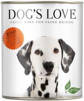 DOG'S LOVE Adult Classic Rind mit Apfel und Spinat 6x400 g 2,4 kg, Grundpreis: &euro;