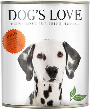 Dog's Love Rind mit Apfel Spinat und Zucchini 200g