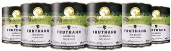 Natural x 800 g | Truthahn mit Kürbis, Apfel und Leinöl | Nassfutter | Hund