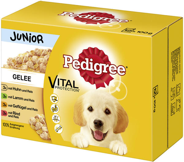 Pedigree Portionsbeutel Junior in Gelee Multipack 12x100g