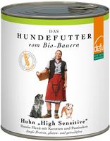 defu Hundefutter | 6 x 820 g | Bio Huhn Sensitiv getreidefrei | Premium Bio