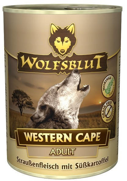 Wolfsblut Western Cape Adult mit Straußenfleisch Nass 395g