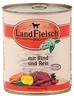Landfleisch Pur Lamm & Ente & Kartoffeln 195 g - Sie erhalten 12 Packung/en;