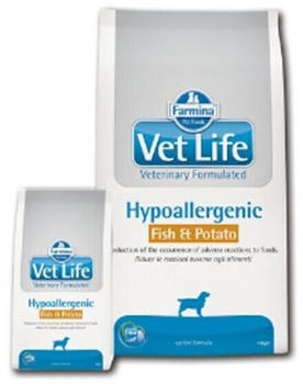 Vet Life Dog Hypoallergenic Fish&Potato 2kg