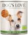 Dog's Love Bio Rind, Reis, Apfel, Zucchini