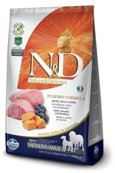 Farmina N&D Lowgrain Adult Medium - Lamb blueberry and pumpkin 12kg