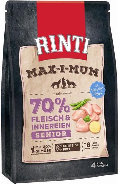 Rinti Max-i-mum Hund Senior Huhn Trockenfutter 4 kg