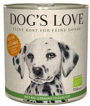 Dog's Love Bio Pute mit Amaranth Kürbis & Petersilie 800g