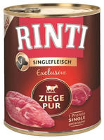 Rinti Singlefleisch Exclusive Ziege Pur | 6X 800g Hundefutter nass