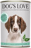 Dog's Love Hypoallergen Ente mit Topinambur und Karotten 6x400g, Grundpreis: &euro;
