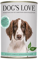 DOG'S LOVE Hypoallergen Ente mit Topinambur & Karotten (6 x 400g)