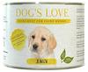 Dog's Love Premium Hundefutter Nassfutter Geflügel mit Zucchini & Apfel (6 x...
