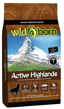Wildborn Active Highlands Huhn Truthahn Ente Pangasius & Kartoffel 15kg