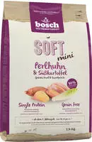 bosch Soft Mini Perlhuhn & Süßkartoffel 2,5 kg, Grundpreis: € 8,62 / kg bosch Soft Mini Perlhuhn & Süßkartoffel 2,5 kg, Grundpreis: € 8,62 / kg