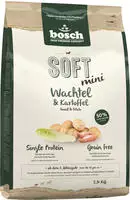 Bosch Hundetrockenfutter Adult Soft Mini 2,5 Kg Wachtel & Kartoffel Trockenfutter