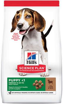 Hill's Science Plan Canine Puppy Medium Lamm & Reis Trockenfutter 14kg