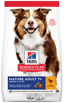 Hill's Science Plan Canine Mature Adult 7+ Medium Huhn Trockenfutter 14kg