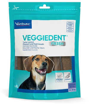 Virbac Veggiedent Fresh M Medium Breed 15 pieces