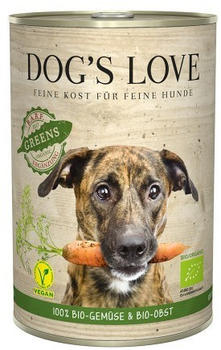 Dog's Love Bio Greens Vegan mit grünem Gemüse, Obst 400g