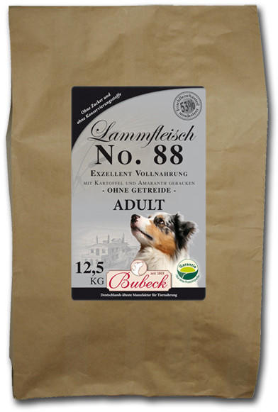 Bubeck Exzellent No. 88 Adult Lammfleisch mit Kartoffel Amaranth 12,5kg
