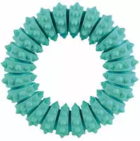 TRIXIE 33181, TRIXIE Denta Fun Ring, Minzgeschmack, Naturgummi, &Oslash; 12 cm