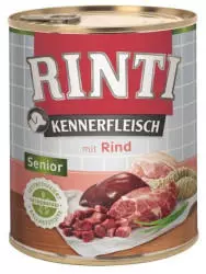 Rinti Kennerfleisch Senior Hund Rind Nassfutter 800g