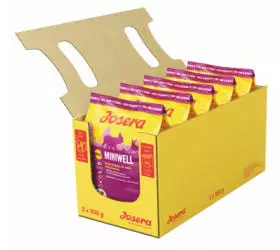 Josera Miniwell Adult Hunde-Trockenfutter für kleine Rassen 5x900g