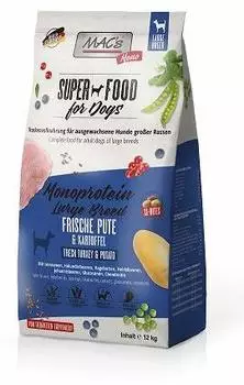 MAC's Dog Adult Trockenfutter Monoprotein Large Breed Pute & Kartoffel Trockenfutter 12kg