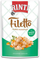 Rinti Hunde-Nassfutter Filetto Huhn mit Gem&uuml;se in Jelly 100 g, Grundpreis:...