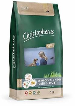 Christopherus Hundefutter getreidefrei Forelle und Insekten 4kg