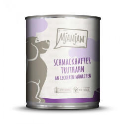 Mjamjam Hundefutter Schmackhafter Truthahn 400g