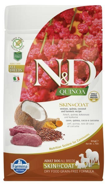 Farmina N&D Quinoa Skin Coat Hirsch 7kg
