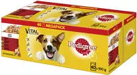 Pedigree Nassfutter Hund Adult, Multipack, Gemischte-Selektion, in Gelee 40x100...