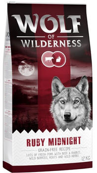 Wolf of Wilderness Adult "Ruby Midnight" - Beef & Rabbit