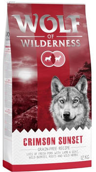 Wolf of Wilderness Adult "Crimson Sunset" Lamb & Goat 12kg