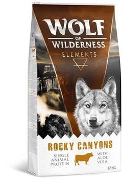 Wolf of Wilderness Adult Elements "Rocky Canyons" - Beef 12kg