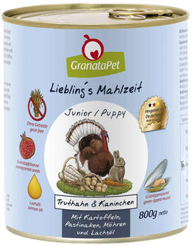GranataPet Liebling's Mahlzeit Truthahn & Kaninchen 800g