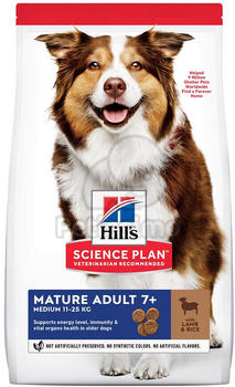 Hill's Science Plan Canine Mature Adult 7+ Lamm & Reis Trockenfutter 2,5kg