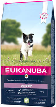 Eukanuba Puppy Small Medium mit Lamm & Reis 12kg